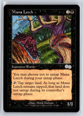 Mana Leech Urza's Saga Uncommon   MTG Magic the Gathering Card