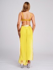 US Womens Belly Dance Set Push-up Bra Top and Briefs Chiffon Skirt Halloween