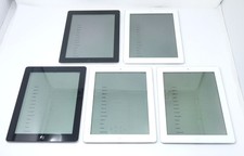 Lot of 5 Cosmetically Good Apple iPad 4th Gen A1458 For Parts / Repair Bundle