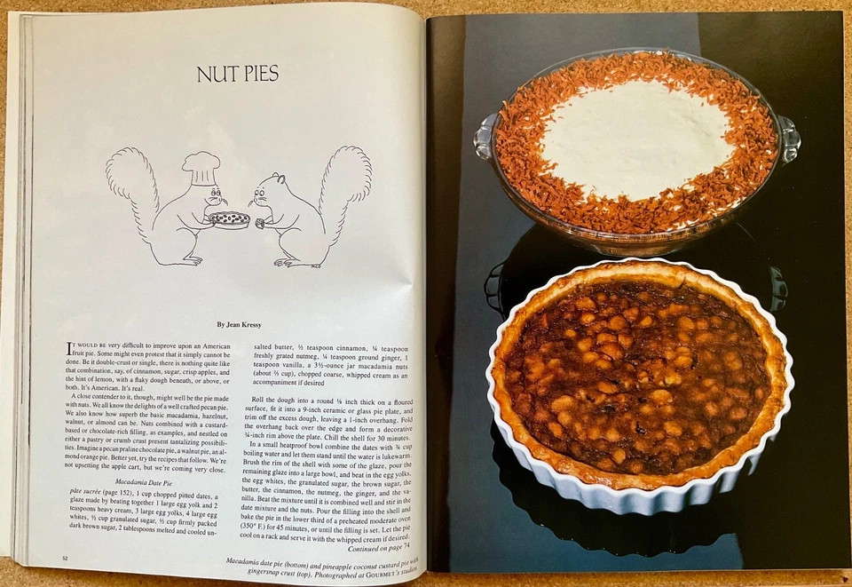 1980s VTG Magazines LOT of 4 Nov Issues: Bon Appetit/Cuisine/Food & Wine/Gourmet Foto 4 de 4