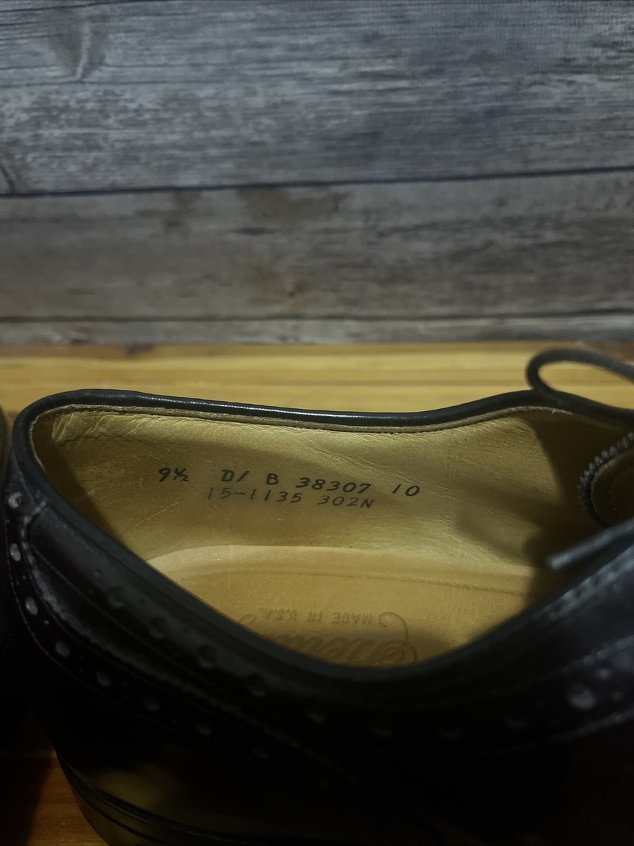 Excellent Vintage Johnston&Murphy Men Brown Leather Brogue