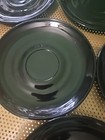 Set Of 10 Black Glass Saucers   Estate JJ#109 — photo 9