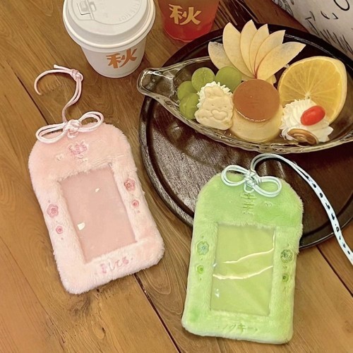 Idol Photos Protective Cover Plush Photocard Case Photo Card Holder