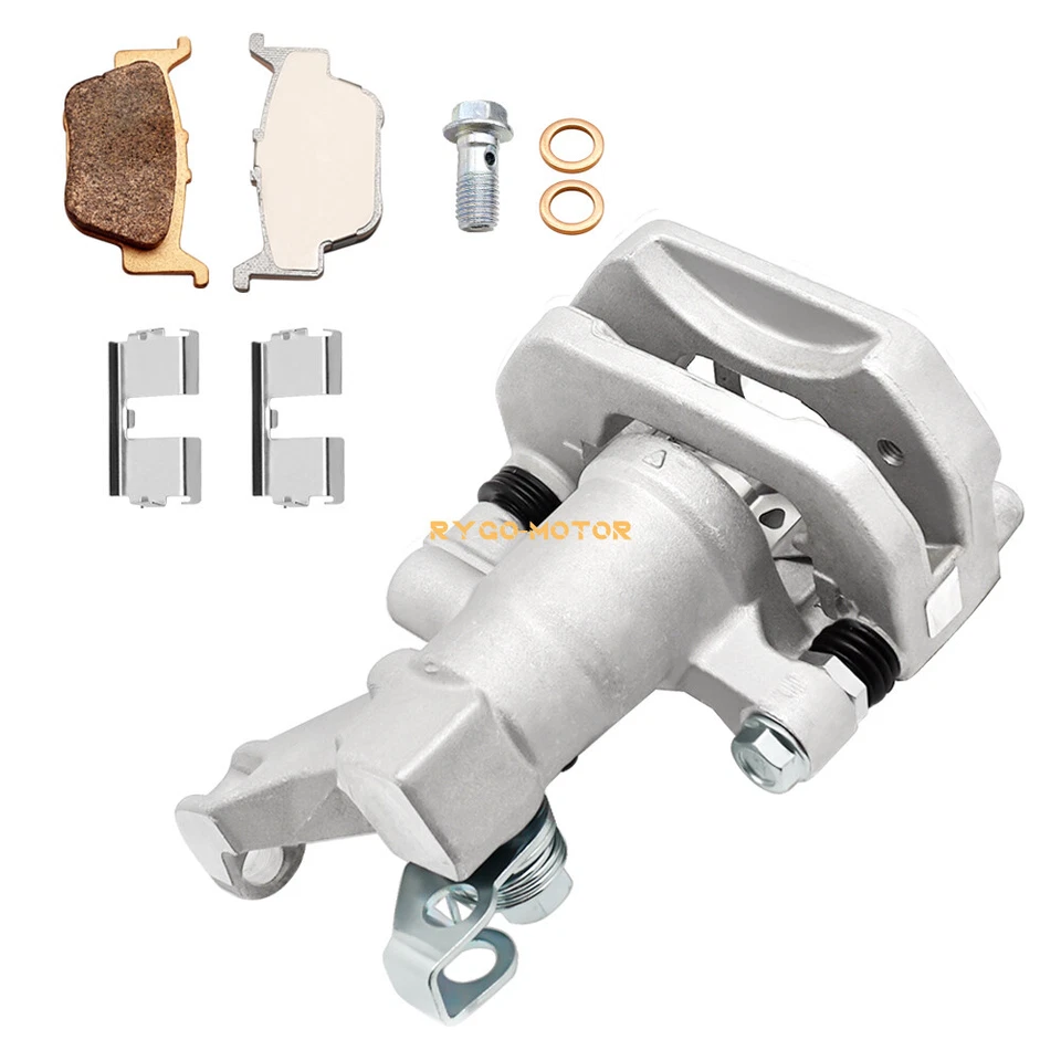 Pinza de freno trasera y pastillas sinterizadas para Honda Rancher 420 TRX420FA/FPA 2009-2023 Foto 2 de 4