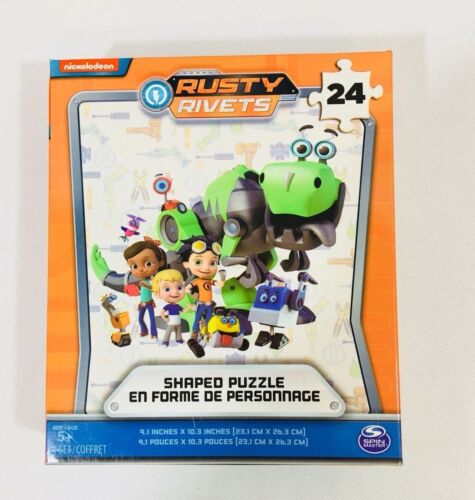 Rusty Rivets Oval Shaped Puzzle 24 Piece Nickelodeon Birthday Christmas Stocking - Picture 1 of 3
