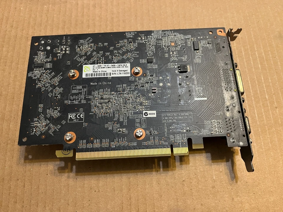 XFX GEFORCE GT 240 WITH 512MB GT-240X-YA VIDEO CARD ZZ5-3(5) - Image 4 of 4