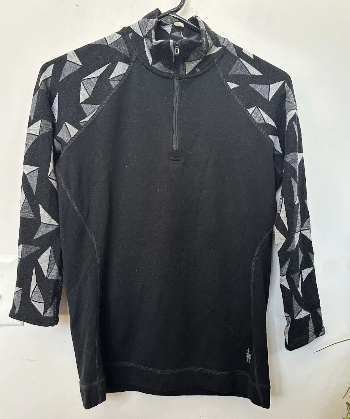 smartwool merino 250 pattern 1/4 zip base-layer