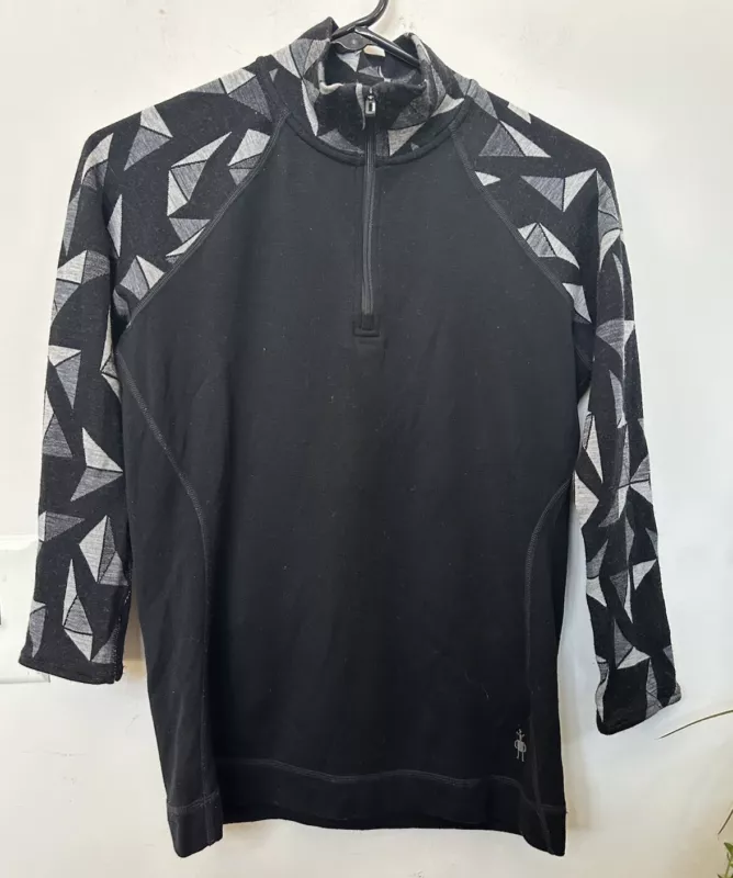 smartwool merino 250 pattern 1/4 zip base-layer