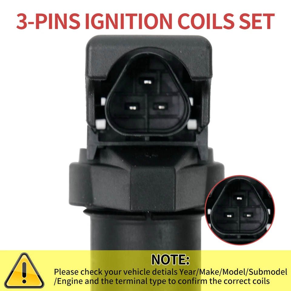 ✅ OEM 6 Ignition Coil + Iridium Spark plugs for BMW 128 335 328 528 535 X5 UF592 Foto 4 de 4