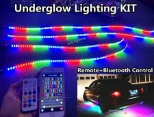 JHB Remote APP DOUBLE ROW CHASING Flow LEDs Brake/Revers/Turning Strips Lights