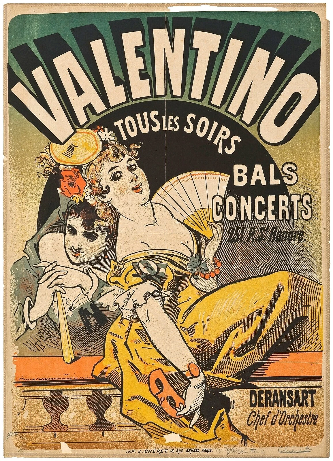 Art Nouveau Concerts Art Posters