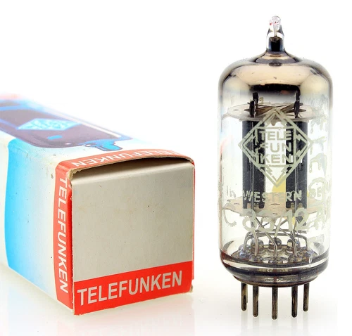 Rare 1964 Telefunken ◇ FACTORY "SELECT" ECC83 12AX7 Smooth Plate Vacuum Tube #34