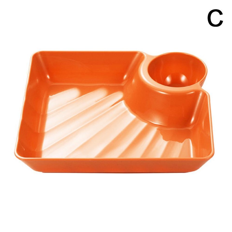 Plastic Plate Plastic PP Dumpling Plate Thickened Snack Plate ﻿ щг & .е ...