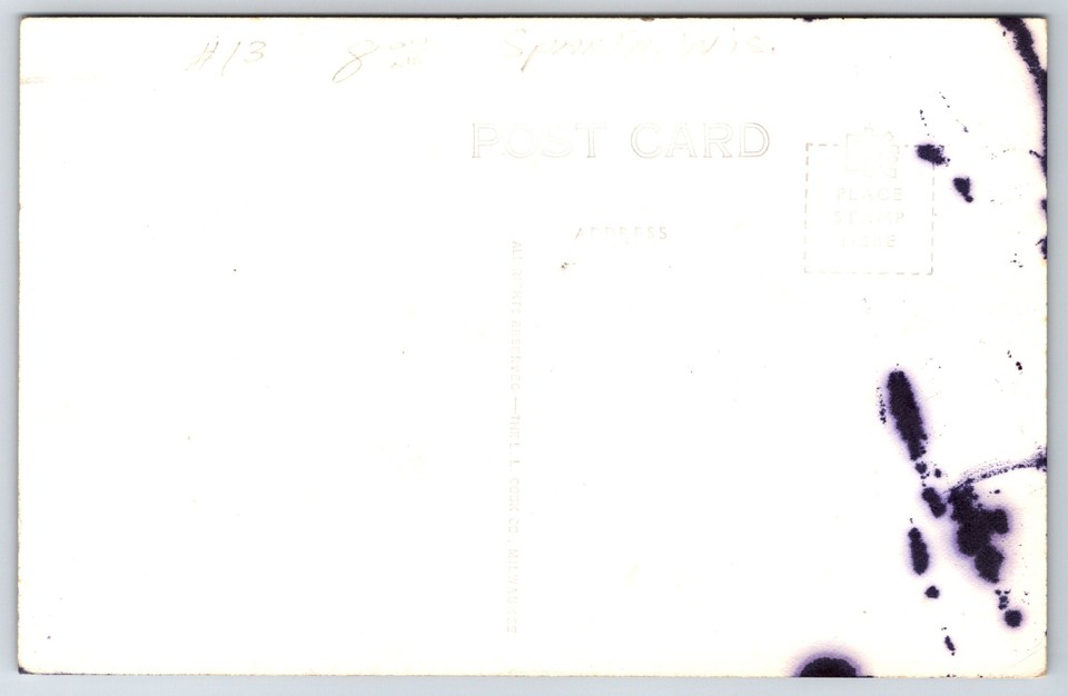 Sparta WisconsinHigh School Building1940s RPPC eBay