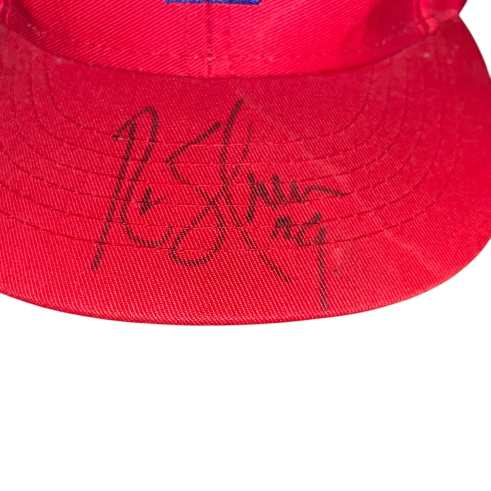 Texas Rangers Rusty Greer Autographed Child’s Hat 90’s Logo 7 - Image 4 of 4
