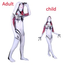 Venom Spider Gwen Stacy Lady Spandex Zentai Jumpsuit Bodysuit Costume Cosplay