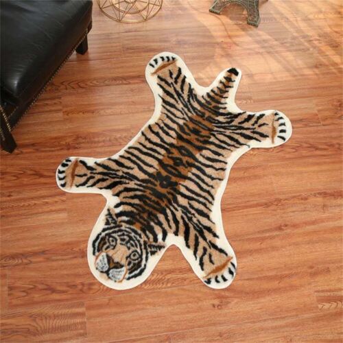Tiger Cow Print Rug Skin Hide Mat, Leather Rugs Reviews
