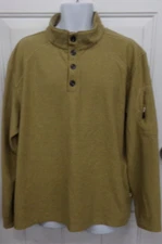 Men's Size 2XL Loose Fit Magellan Adventure Gear MagWick Tan Long Sleeve Shirt