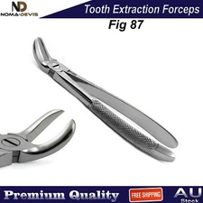 Surgical Tooth Extraction Forceps Fig 87 Teeth Removal Dental Lower Molars Tools