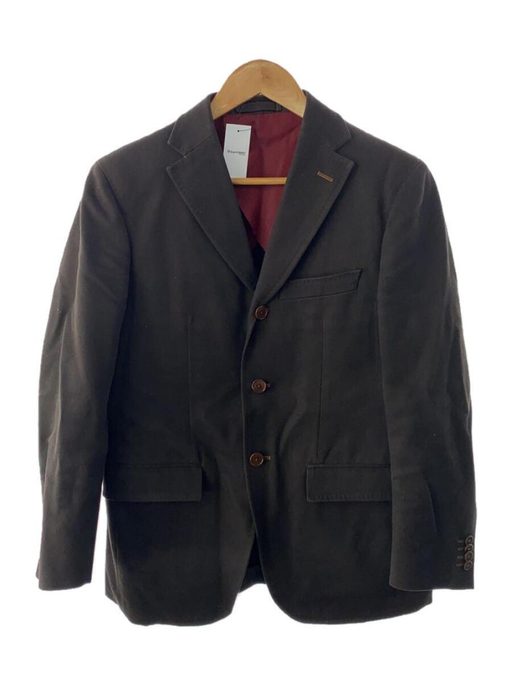BURBERRY BLACK LABEL Single 3B/Tailored Jacket/M/Cotton/KHK
