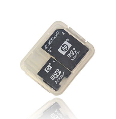 2 Sets Hp Tf To Sd Micro Sd To Mini Sd Memory Card Reader Adapter Converter Ebay