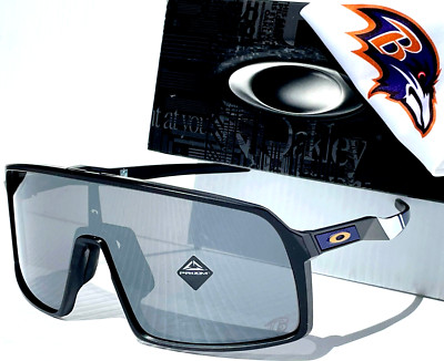 NFL Oakley SUTRO BALTIMORE RAVENS Matte Black PRIZM Black Lens Sunglass 9406-55