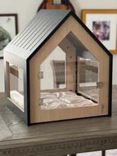 Luxury Pet House – Clear Acrylic Panels, Designer Style – For Cats & Small Dogs