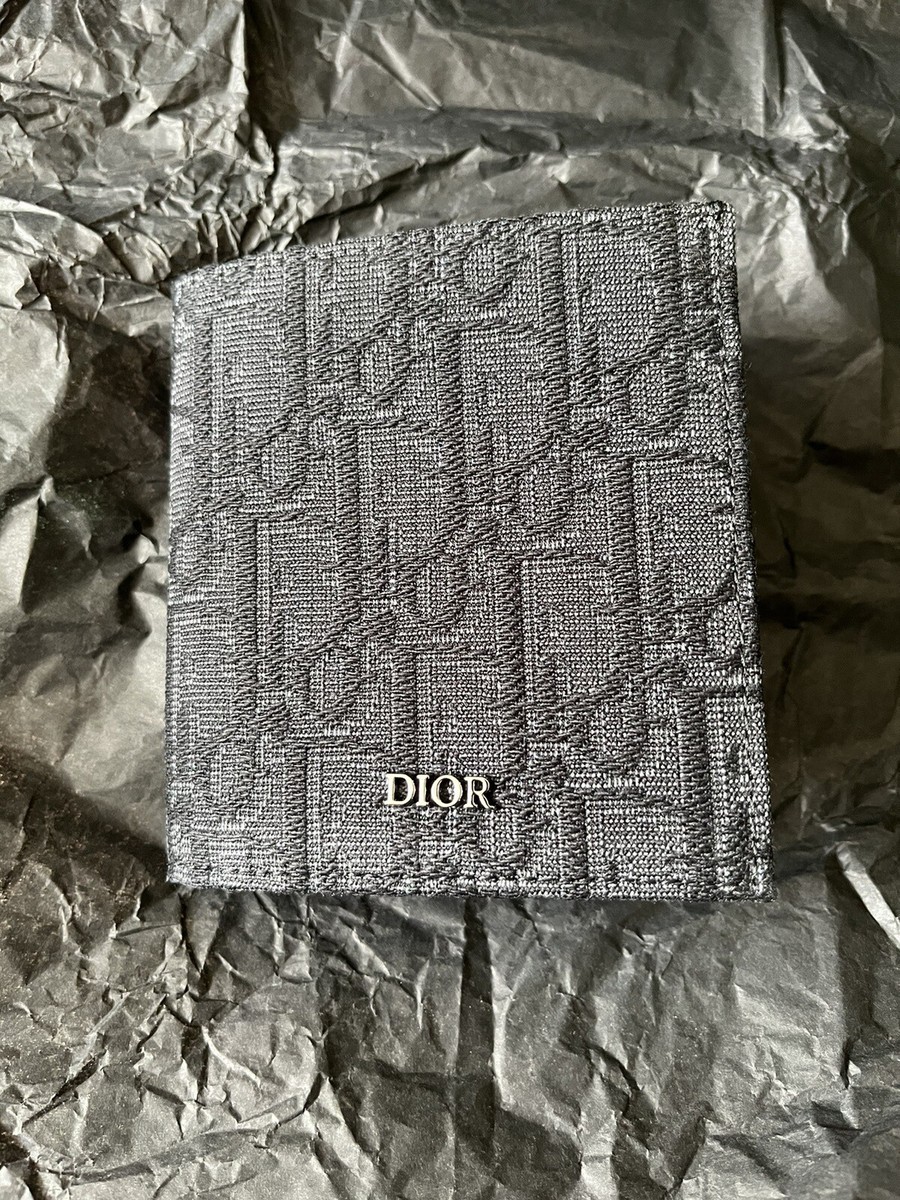 Dior Oblique Wallet Black | eBay