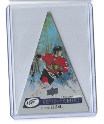 2023-24 Upper Deck Ice Lukas Reichel Depth of Winter Die-Cut SP DW-21