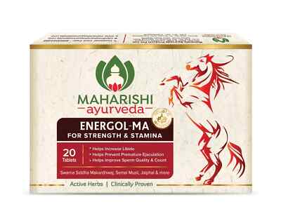 Maharishi Energol - MA For Men's Reproductive Care Strength & Stamina 20 Tabs