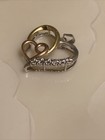 Sterling Silver 925/Gold/Rose Gold Heart With Diamond Illusions￼￼ Charm/Pendant — photo 3