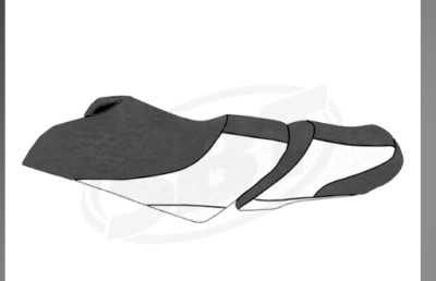 Premium Seat Cover for Yamaha 2015-16 VXS  2015-18 VX DLX 2015-18 VX GRAY/WHITE