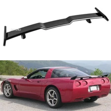57" Car Rear Trunk Spoiler TRD Style Wing Gloss Black For Chevy Corvette C4 C5