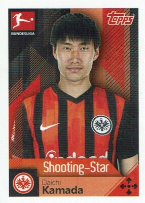Topps Bundesliga 20/21 Offizielle Sticker 2020/2021 Nr. 140 Daichi Kamada