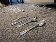 NEW 40 pc Amefa Premiere Cambridge 18/10 Stainless Steel Cutlery Set Fork Knife