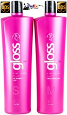 Keratin Treatment Brazilian Fox Gloss 2 X 1000ml. Free Shipping Fedex or UPS.