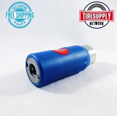 URC061201 Prevost 1/4'' Safety Coupler Female Button Tru Flate MIS99705