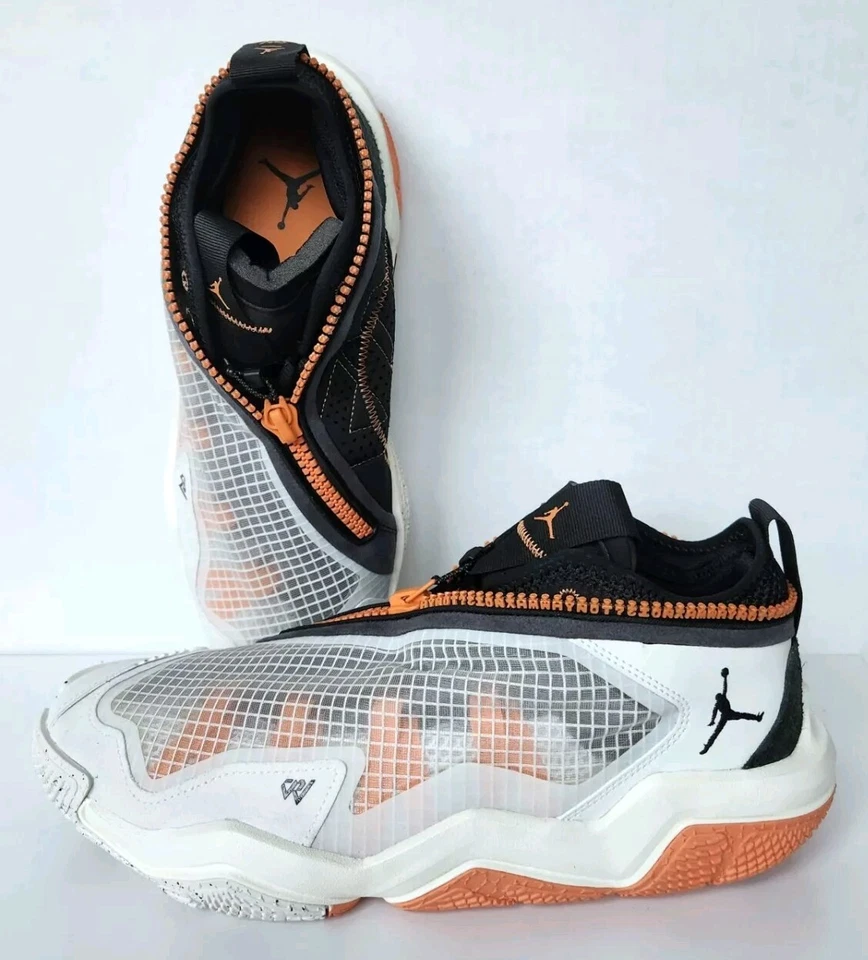 Nike Air Jordan Why Not ZER0.6 Low Rattan DO7189-002 Men Size US 12 Orange Black - Image 2 of 4