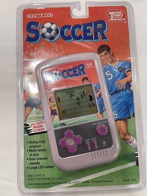 Vintage 1992 Electronic Handheld SOCCER Game LCD by MGA Micro