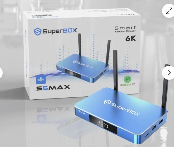 Superbox S5 Max with New improved Voice Remote - Image 2 of 3