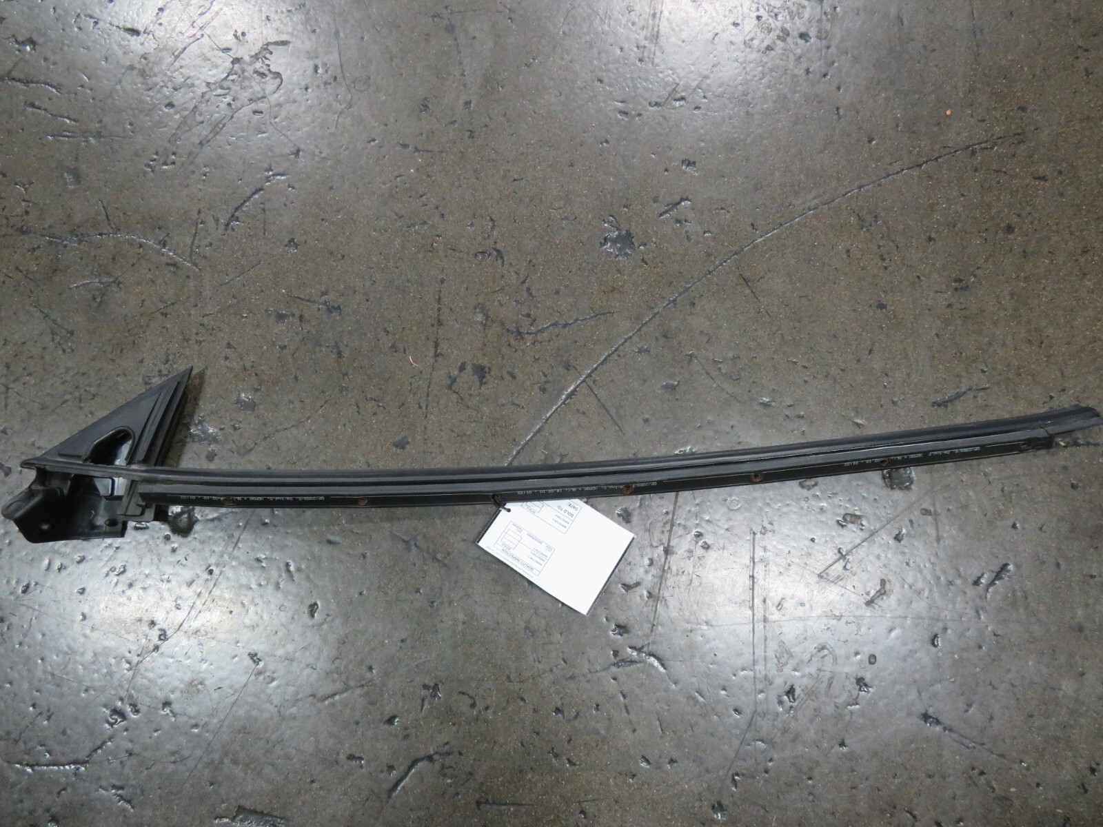 Ferrari 458 Italia, Spider, LH, Outer Glass Scrapper, Used, P/N 81361400
