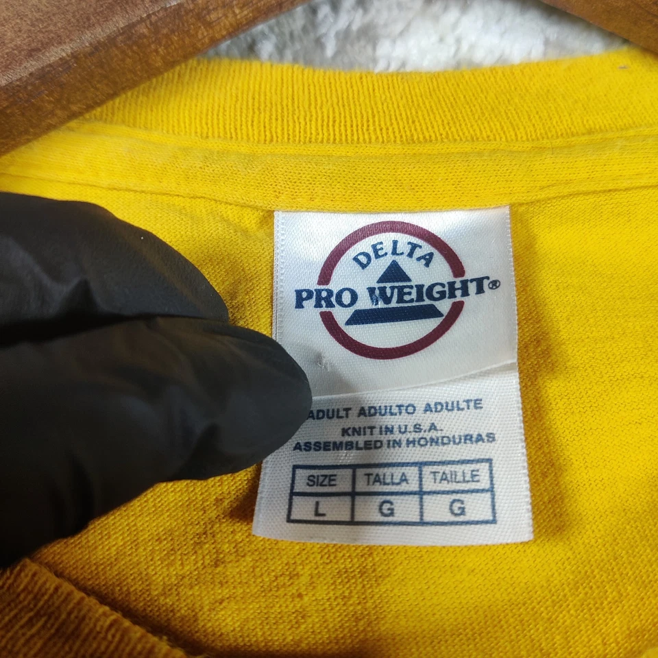 Винтажная футболка Ren & Stimpy для взрослых большая желтая Nickelodeon короткий рукав круглый вырез - Изображение 3 из 4