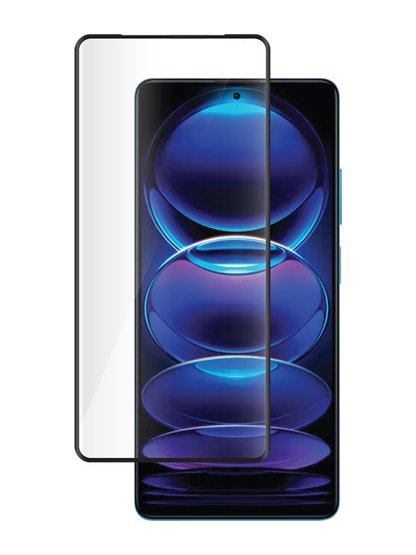 Film en verre trempé intégral pour smartphone Redmi Note 12 Pro protège-écran noir