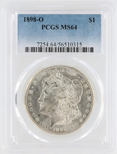 1898-O  Morgan Dollar PCGS MS64 New Orleans Minted Silver Dollar No Reserve