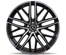 21" Mercedes-Benz GLC43 Wheel Rim Factory OEM 85733 (F) 2019-2023 Machined Black