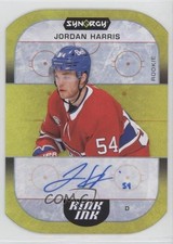 2022-23 Upper Deck Synergy Rink Ink Rookies Jordan Harris #RIR-JH Auto 12gf