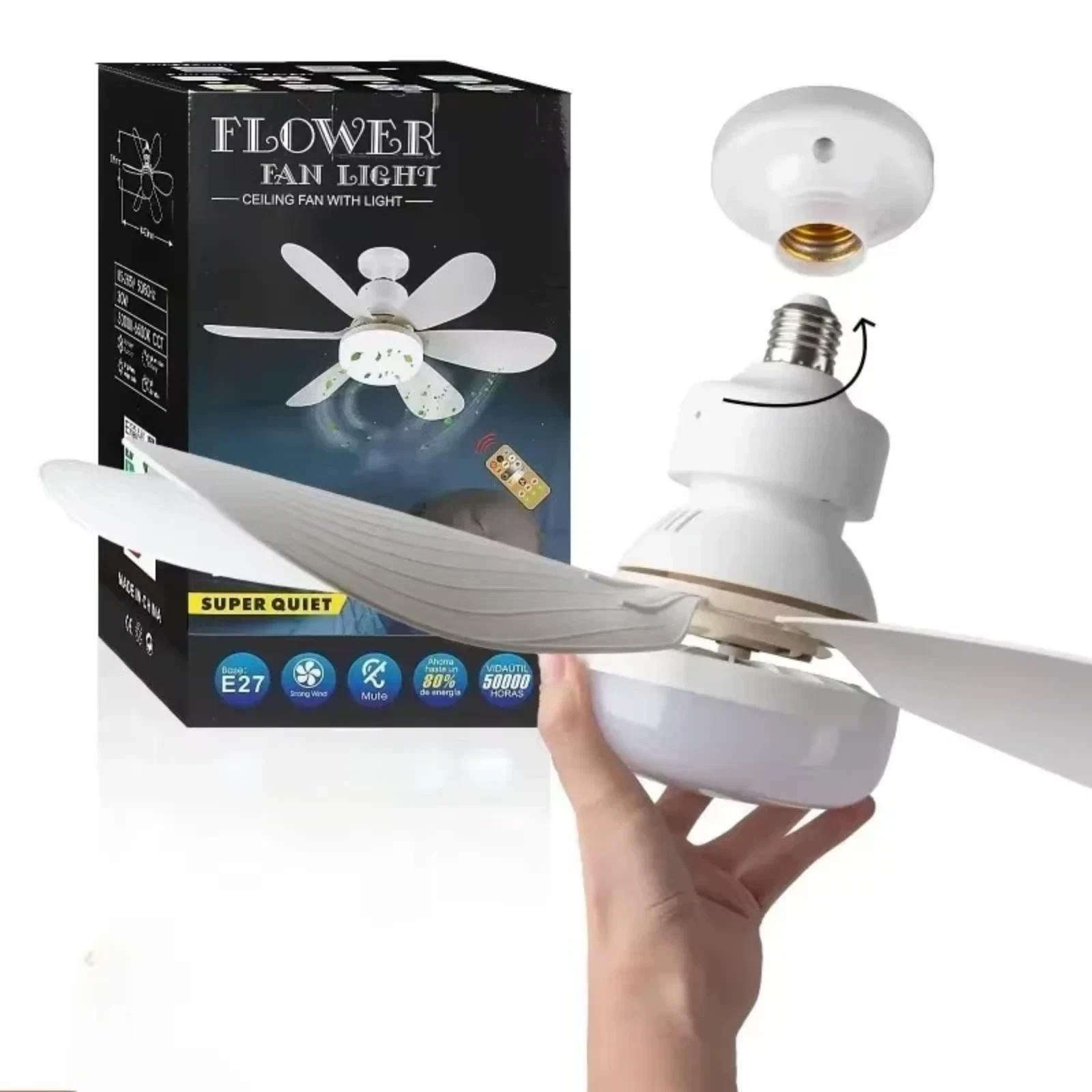 LED ceiling fan light E27