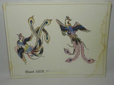 Vintage 70's Don Nolan 145N "Peacocks". Fair condition.