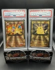 SEQUENTIAL PSA 8 SET Celebrations UPC Charizard 4 & Pikachu 58 Gold Metal Promo