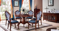Esstisch + 6X StüHle Esszimmer Set Essgruppe Klassischer Tisch MöBel Design 7Tlg